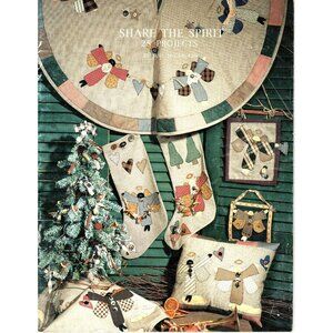 The Buckeye Tree Share the Spirit 25 Quilt Pattern Projects Vintage 1996